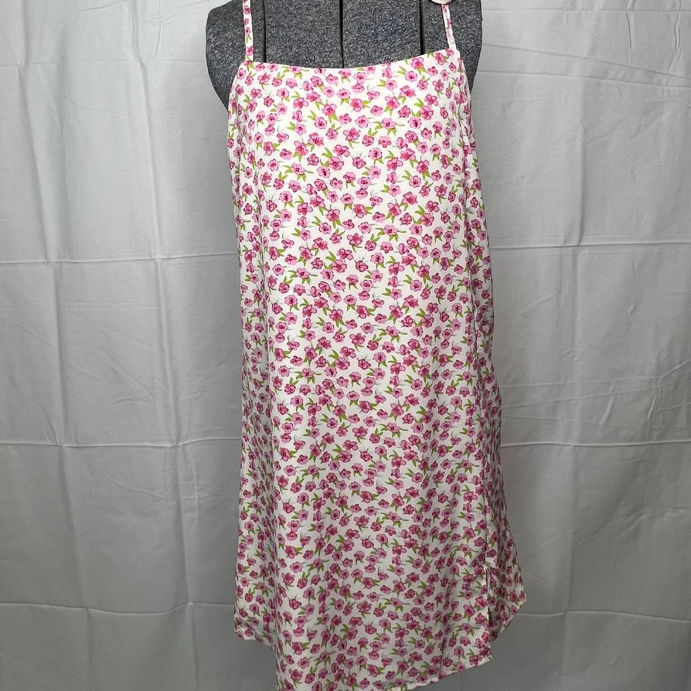 Pink Floral Pattern Dress